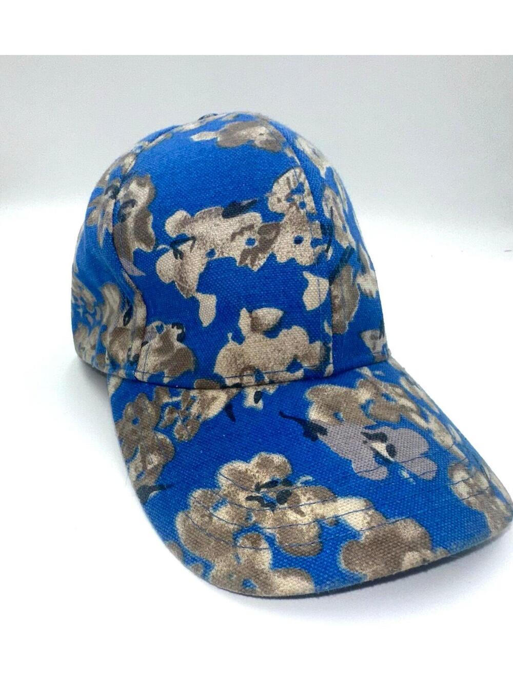 Vince Camuto Blue Floral Womens Hat OS